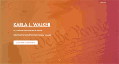 Desktop Screenshot of kwalkerlaw.net