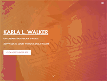 Tablet Screenshot of kwalkerlaw.net